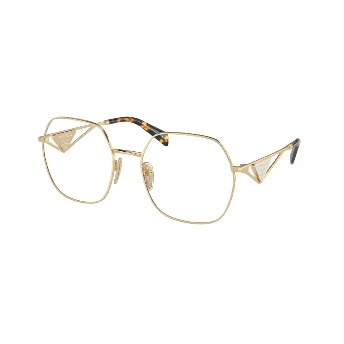 Prada PR59ZV 55 Pale Gold Demo Lens Women`s Eyeglasses