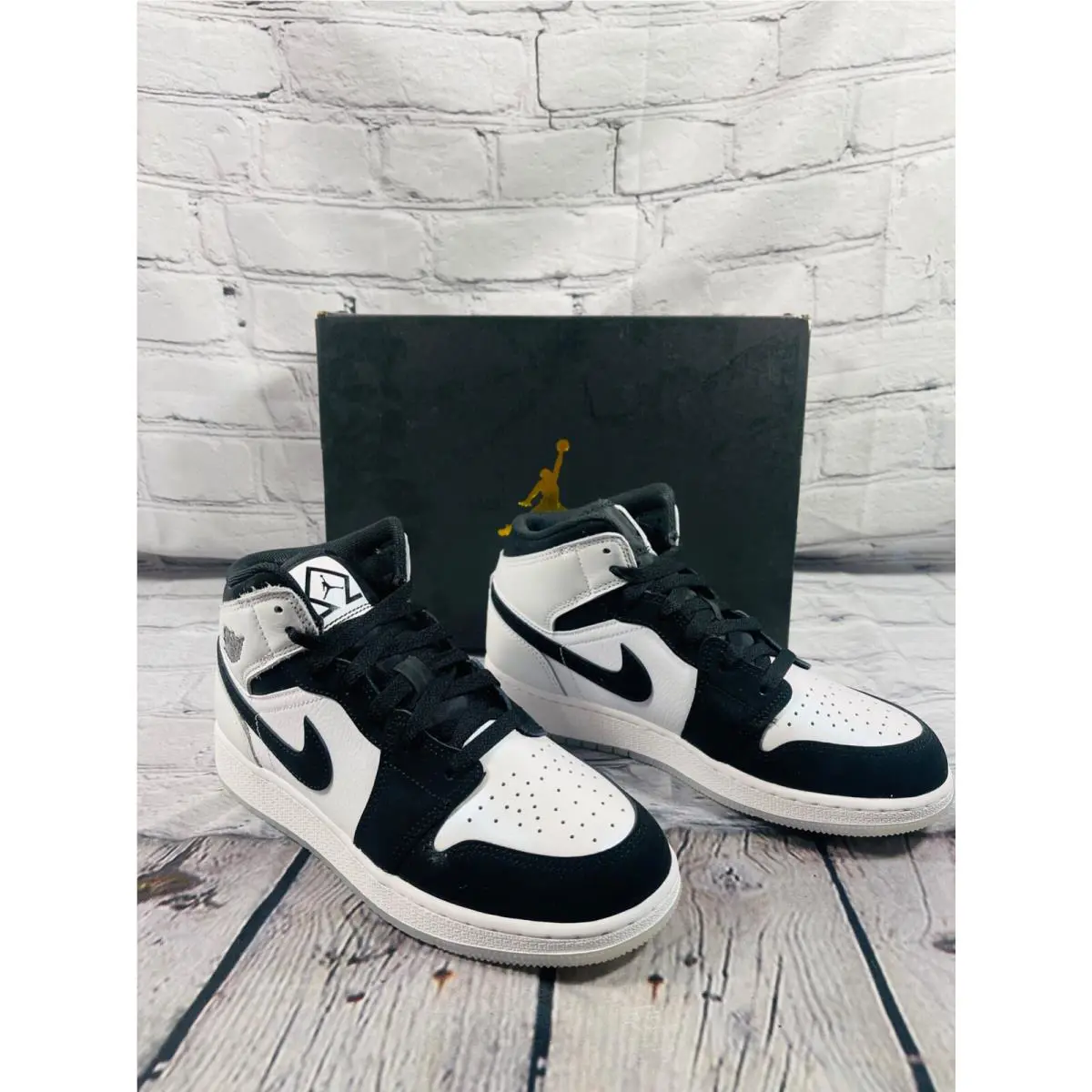 Nike shoes - Nike Air Jordan 1 - Air - DN4321-100 - WHITE-BLACK-MULTI-COLOR 0