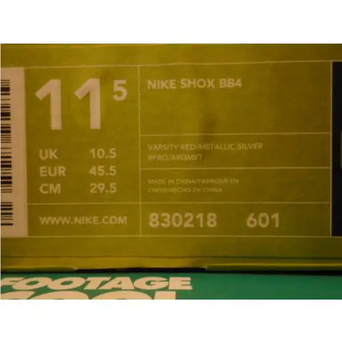 Nike shoes - Nike Shox BB4 - Shox - 830218-601 - Red 9