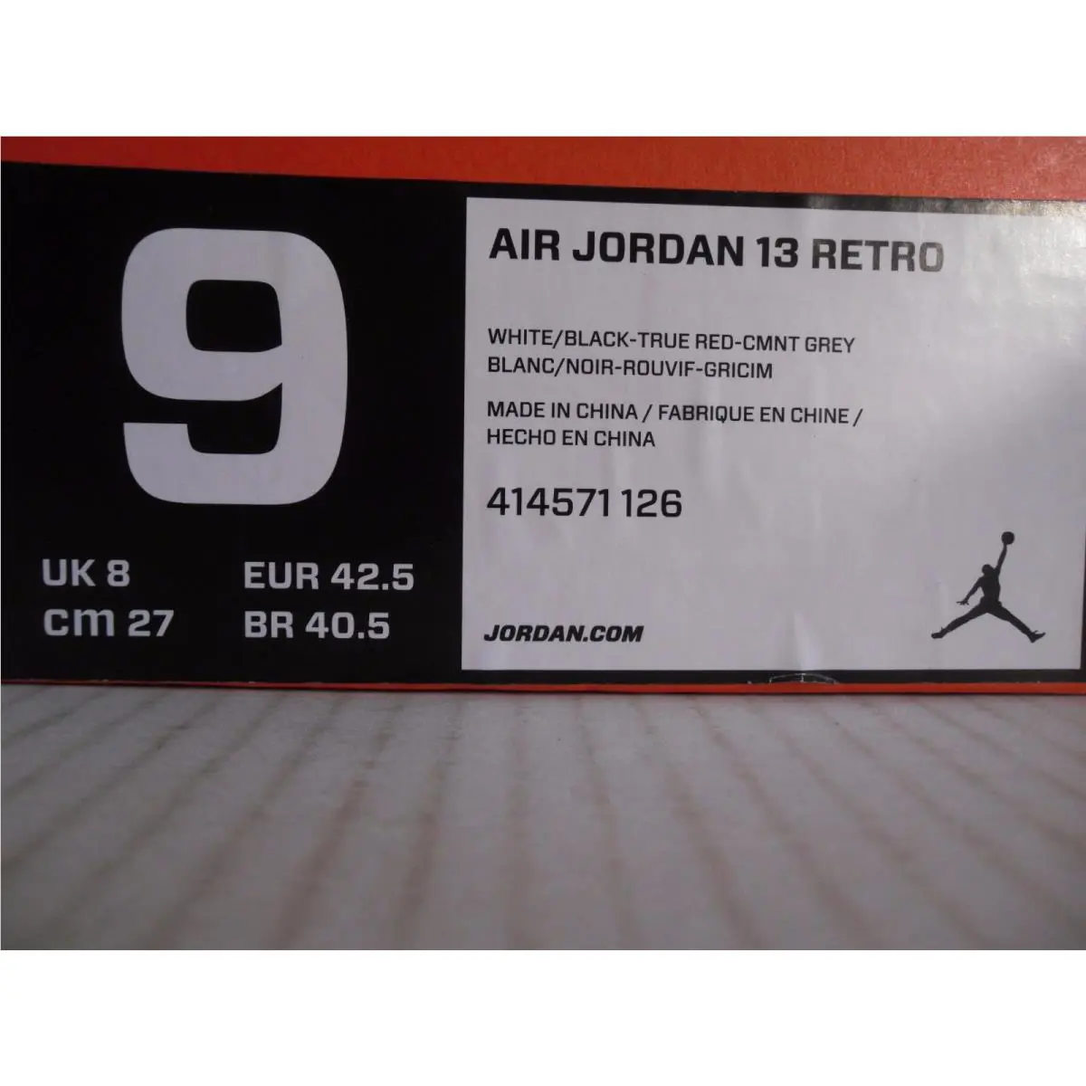 Nike shoes - Air Jordan 13 - Air - 414571-126 - Gray (UPC: 0826215368243) 3