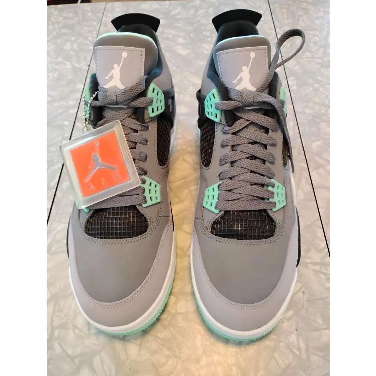 Nike Air Jordan 4 Retro Green Glow 2013 Size 11 - 308497-033 - DS