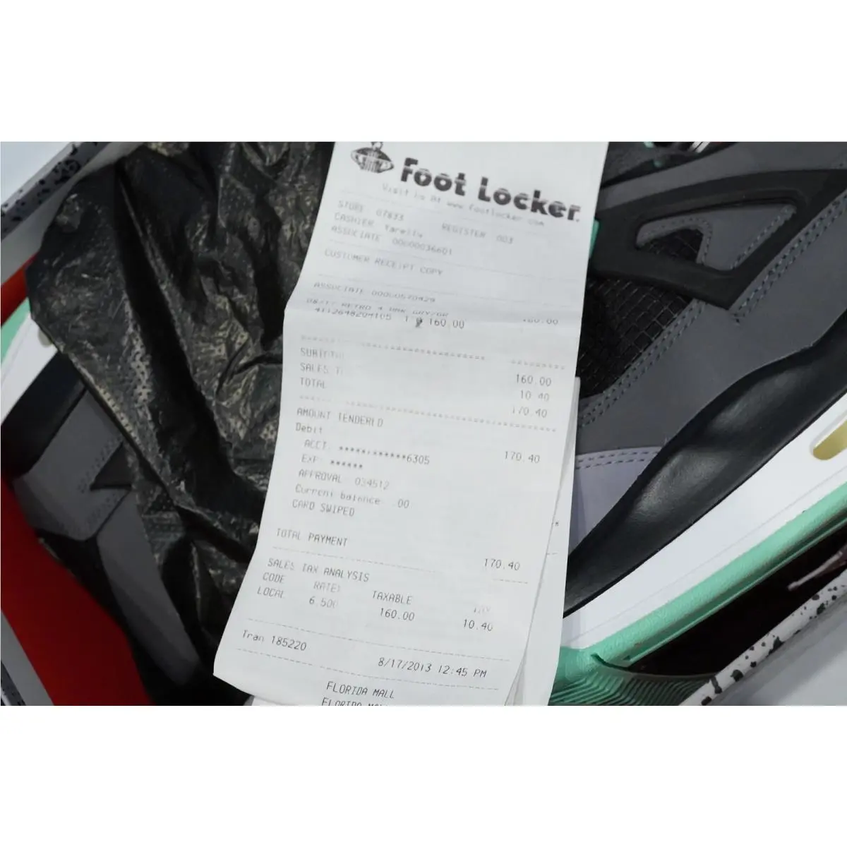 Nike shoes - Air Jordan 4 - Air - 308497-033 - Gray (UPC: 0887225129590) 19