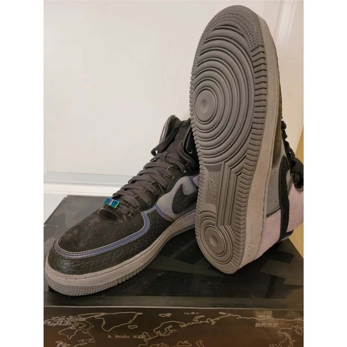 Nike shoes - Nike Air Force 1 - Air Force - CT6665-001 - Black/Anthracite 0