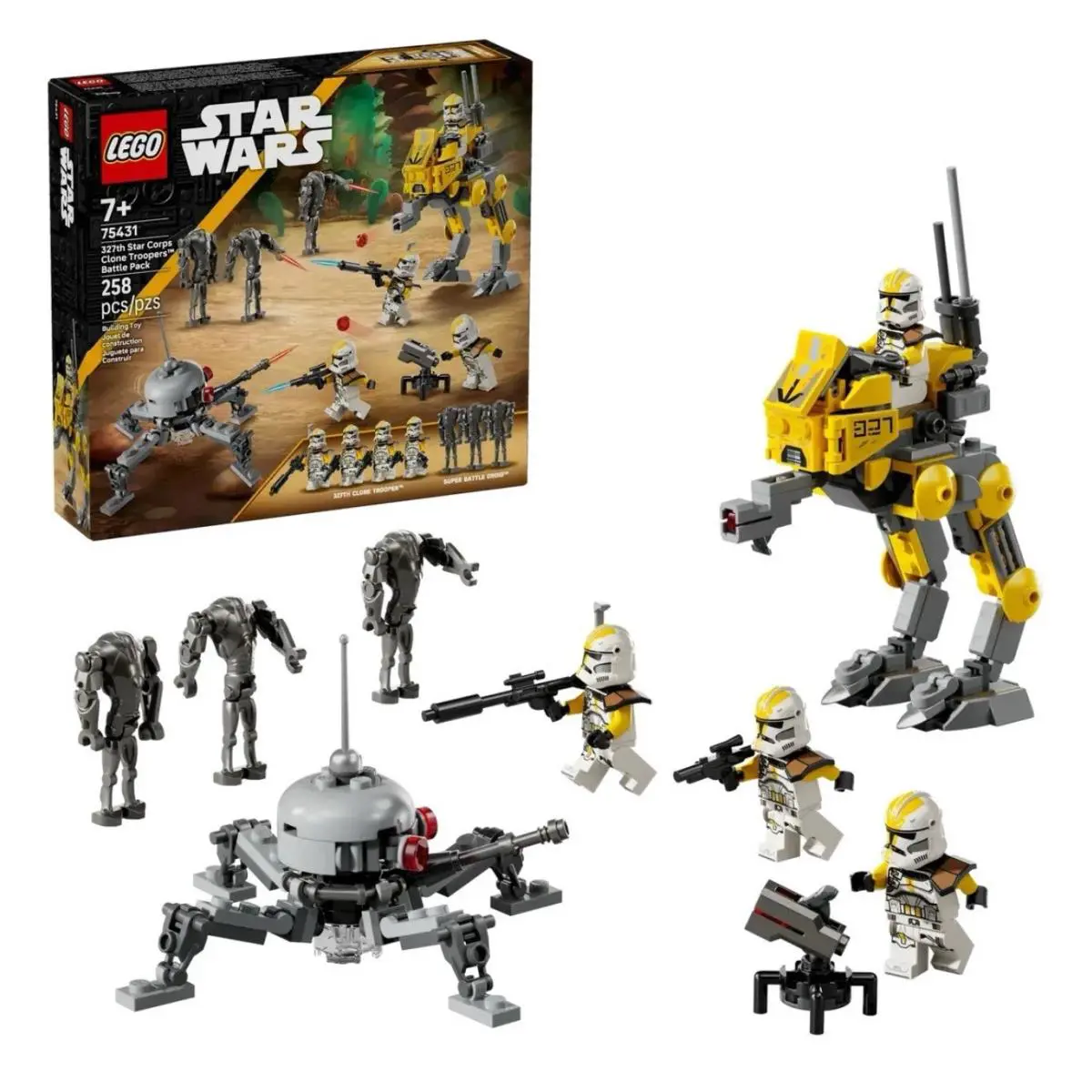 Lego Star Wars: 327th Star Corps Troopers Battle Pack 75431 In Hand