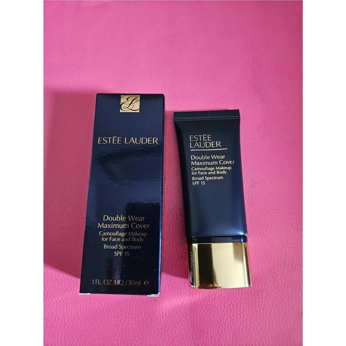 Estee Lauder Double Wear Maximum Cover Camouflage Makeup 1C1 Cool Bone 1oz