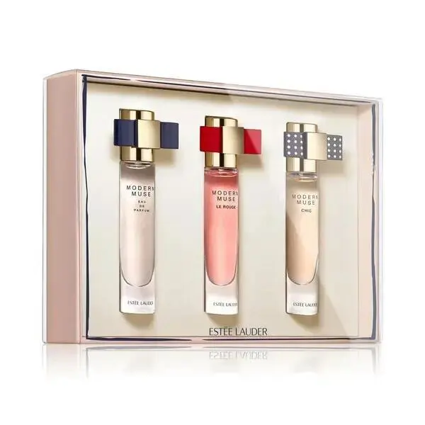Estee Lauder Modern Muse Edp Rollerball Travel Trio Set Le Rouge Chic