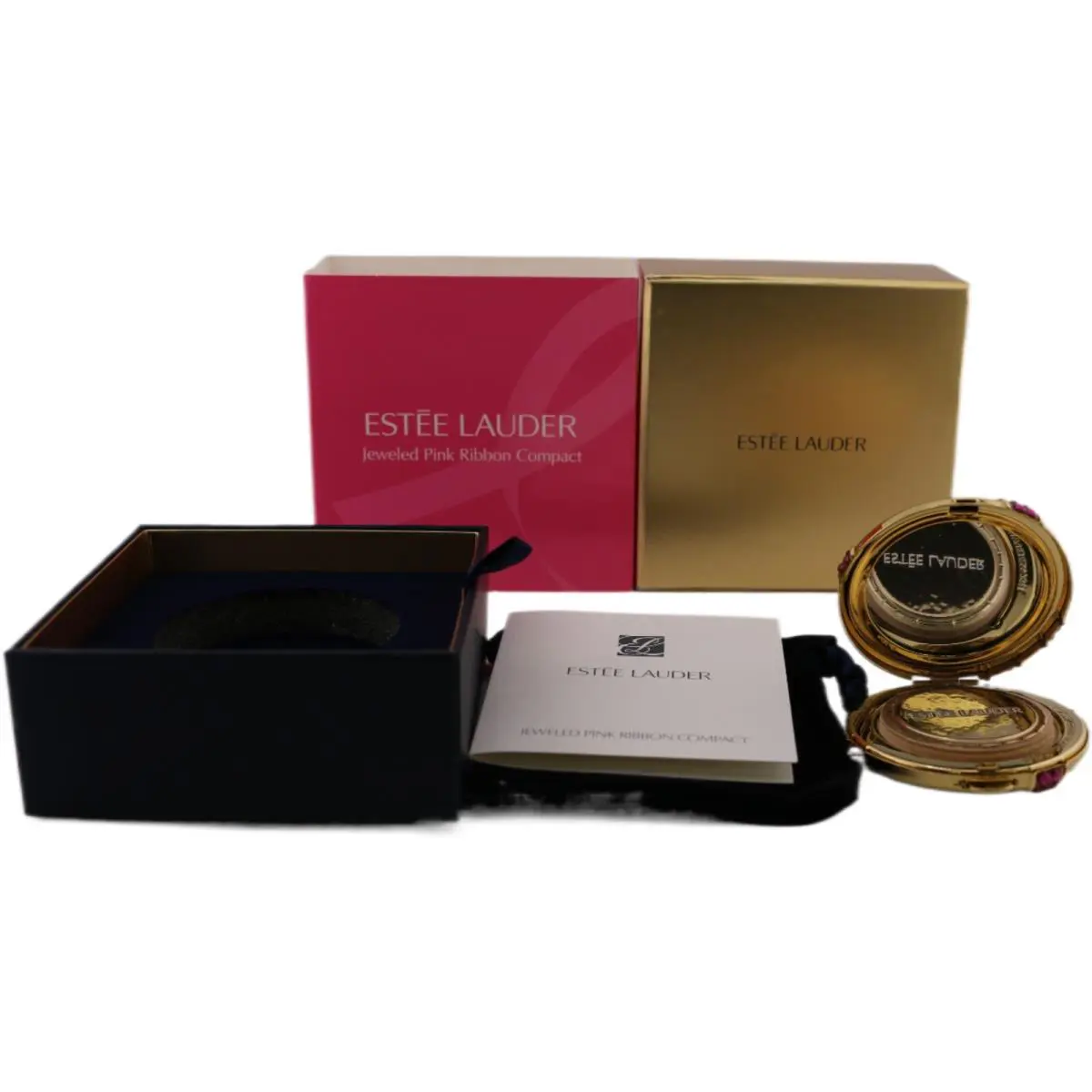 Estee Lauder Pink Ribbon Lucidity Translucent Compact Powder 0.09oz Limited