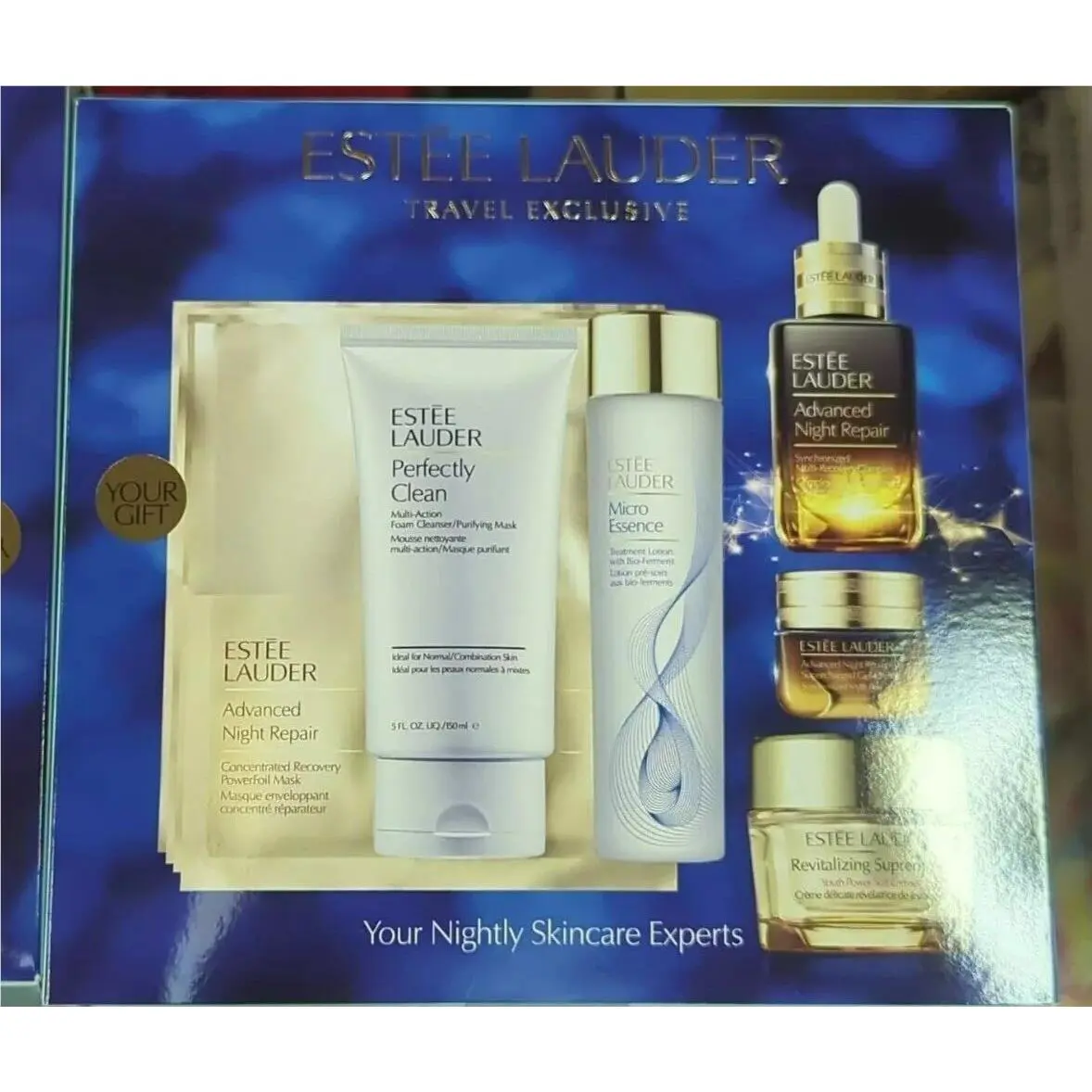 Estee Lauder Your Nightly Skincare Experts 6pcs Full Size Gift Set