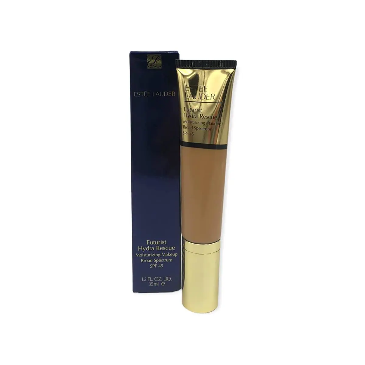 Estee Lauder Futurist Hydra Rescue Moisturizing Makeup Spf 45 3W2 Cashew 1.2 Oz