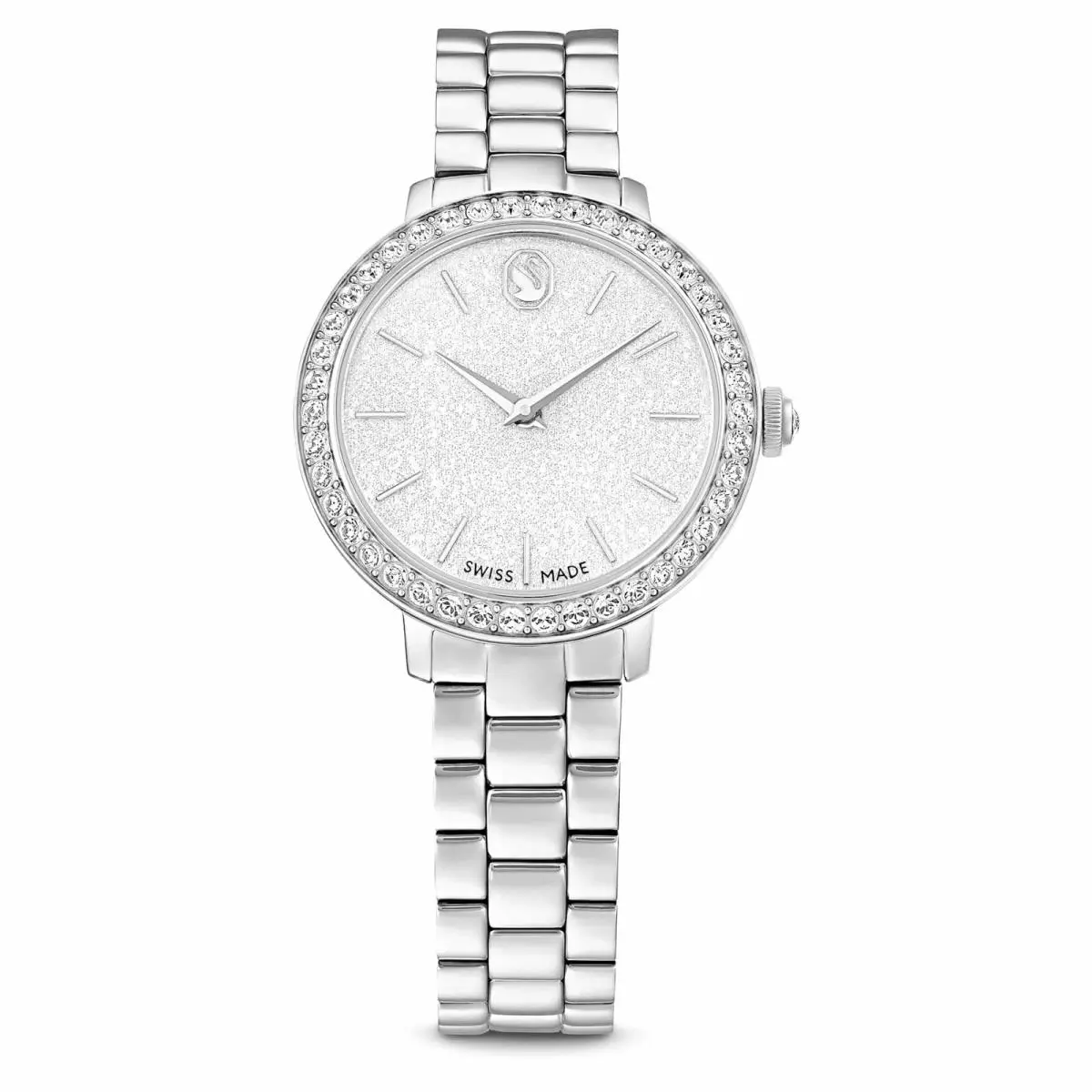 Matrix 3-link Watch Metal Bracelet Silver Stainless Steel 5706182 by Swarovski