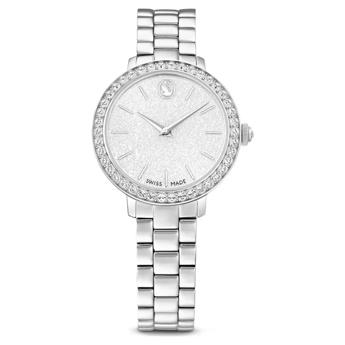 Swarovski Matrix 3-link Watch Metal Bracelet Silver Stainless Steel 5706182
