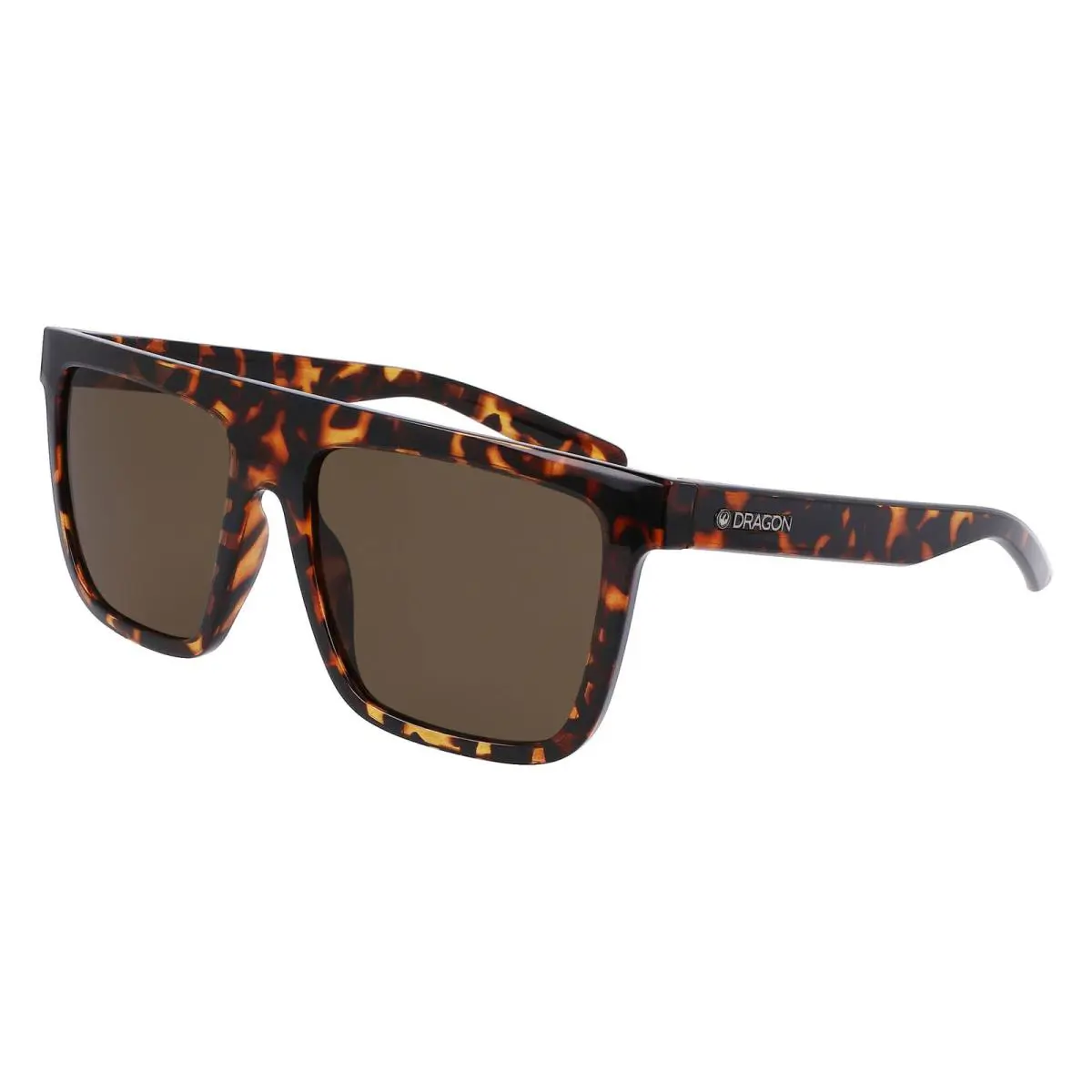 Dragon Tempest LL 240 Shiny Tortoise Sunglasses Brown Luma Lenses - Shiny Tortoise, Frame: Tortoise, Lens: Brown