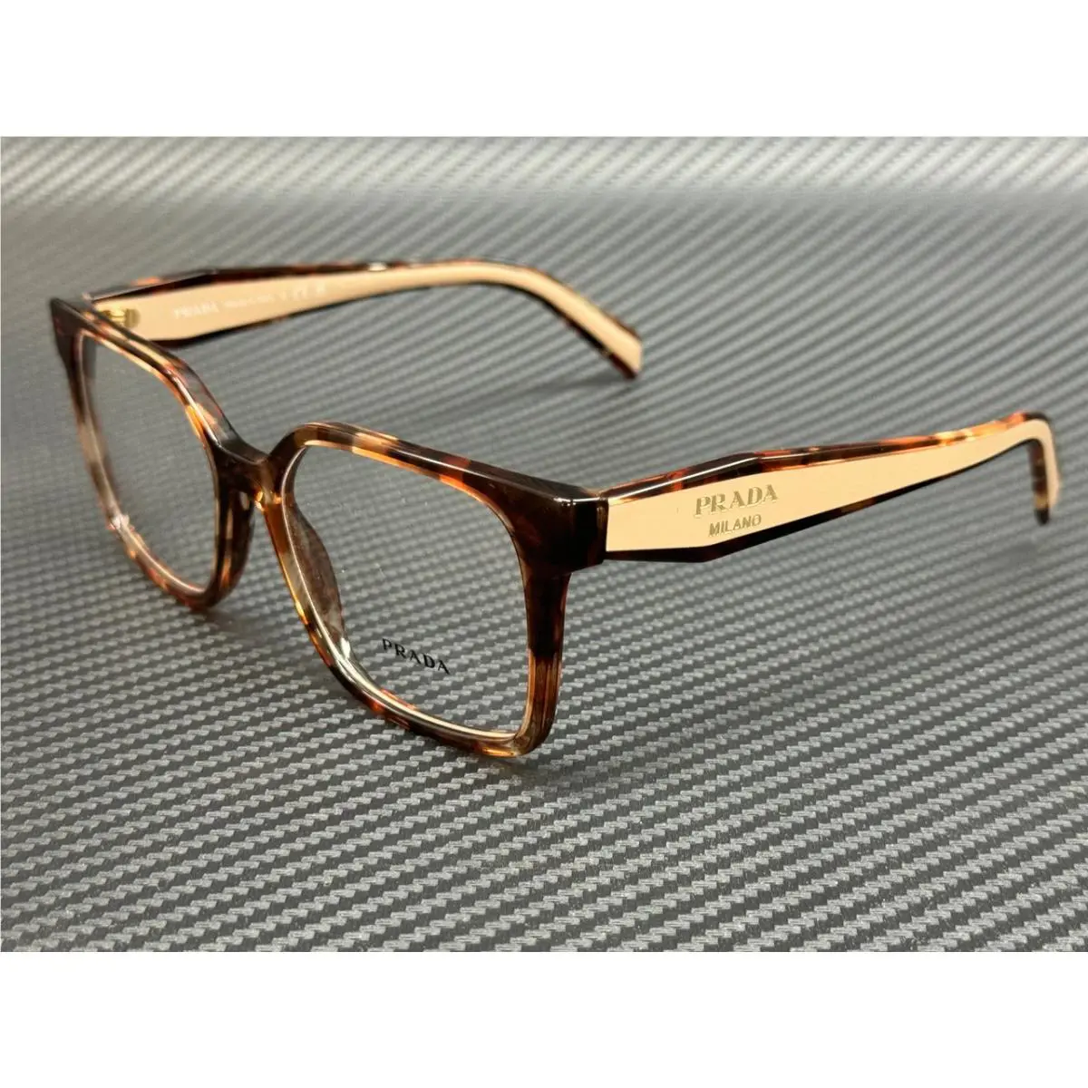 Prada PR B03V 07R1O1 Havana Caramel Women`s 54 mm Eyeglasses