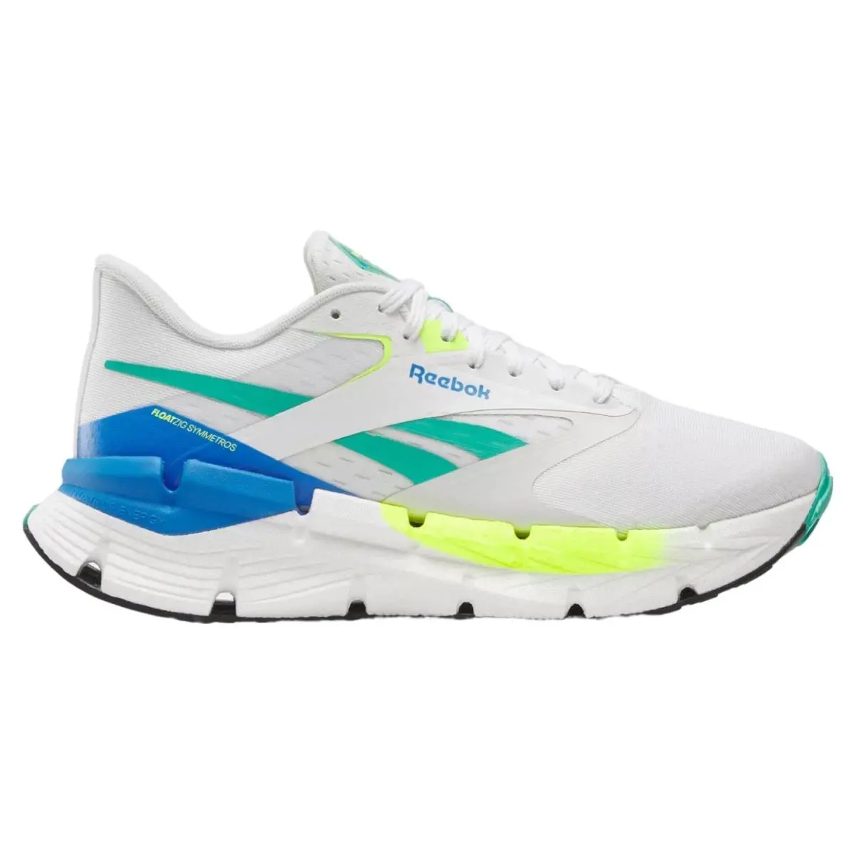 Men Reebok Floatzig Symmetros Running Shoes Size 9.5 White Blue Green 100206739 - White