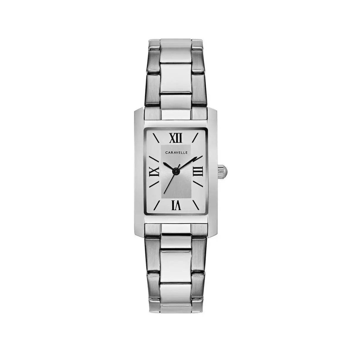 Classic 43L203 Ladies Dress Watch Silver-tone/silver-white Dial by Caravelle
