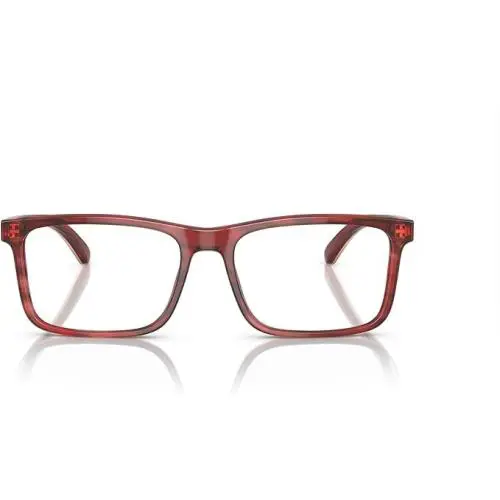 Emporio Armani EA3227 6053 Eyeglasses Frame Men`s Shiny Bordeaux Full Rim 54mm