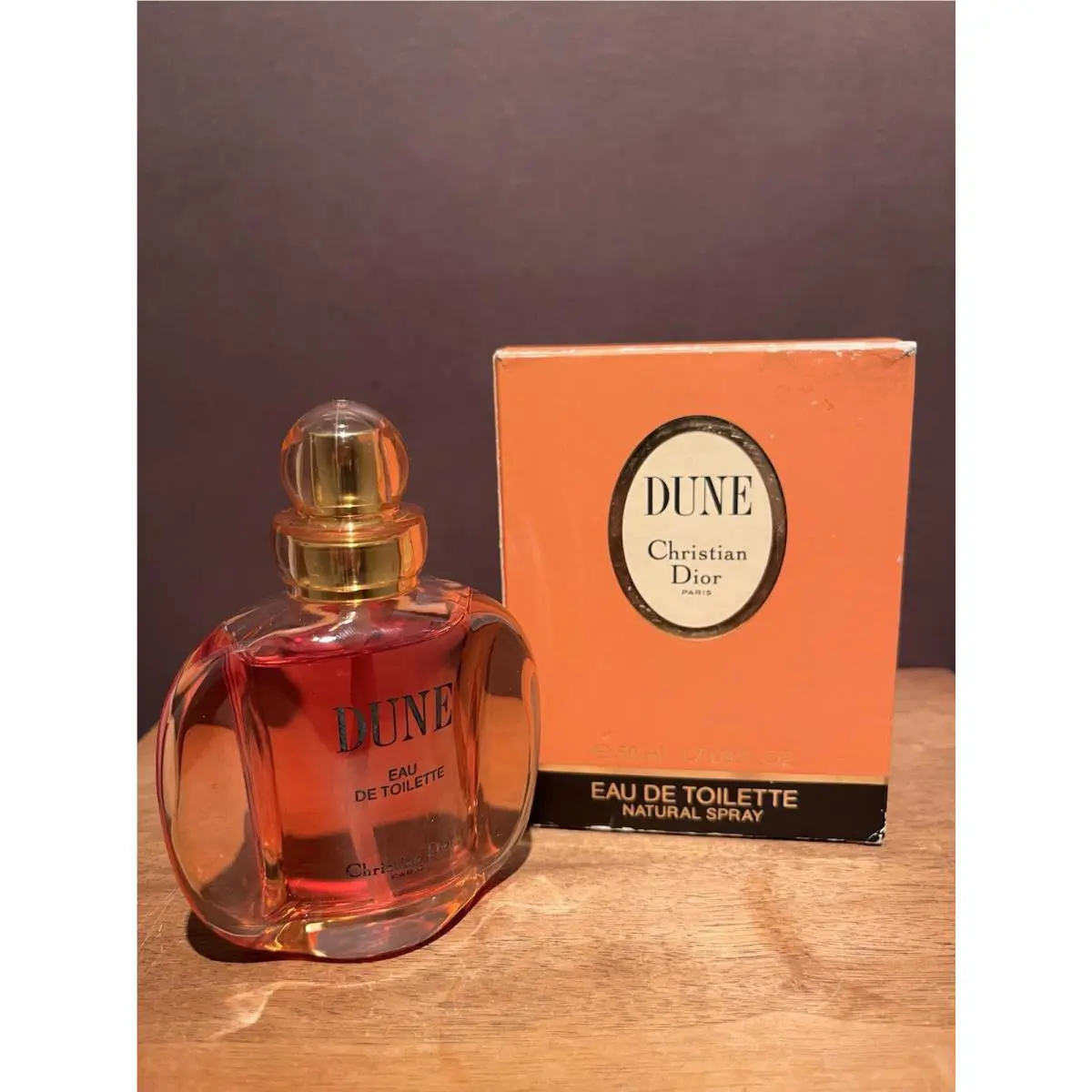 Vintage Christian Dior Dune 1.7 Fl. OZ / 50 ml Eau de Toilette Spray Rare