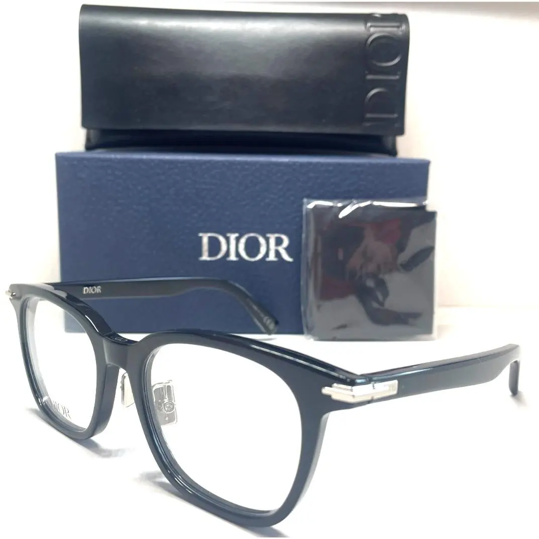 Christian  blacksuito S20I 1000 Shiny Black Eyeglasses 52-19 by Dior