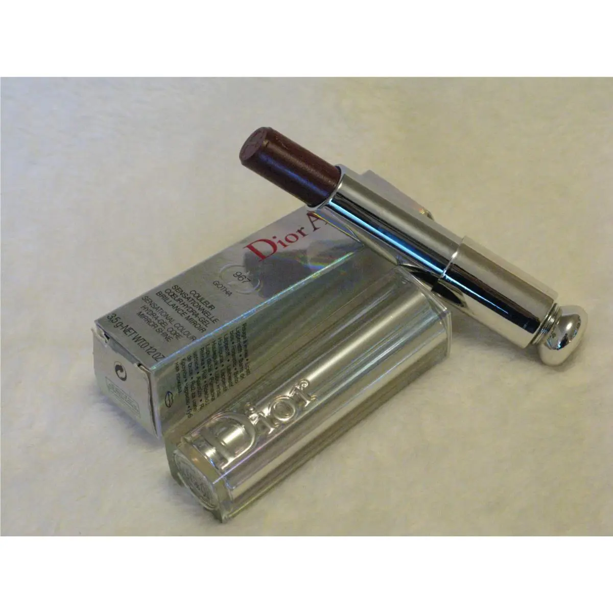 Dior Addict Lipstick `gotha` 967 Sensational Color Shine Full Sz