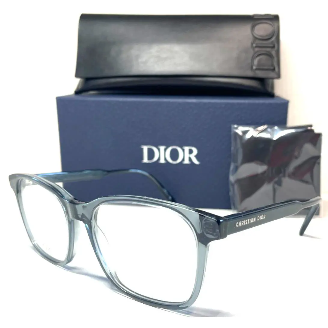 Christian botanicao S1I 4500 Transparent Blue Eyeglasses 55-17 by Dior