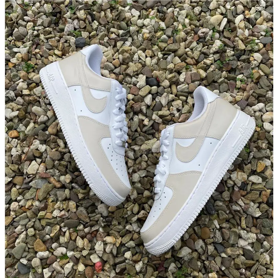 Nike shoes - Nike Air Force 1 - Air Force - DD8959-100 - Beige, Two Tone: Beach Sand Beige 0