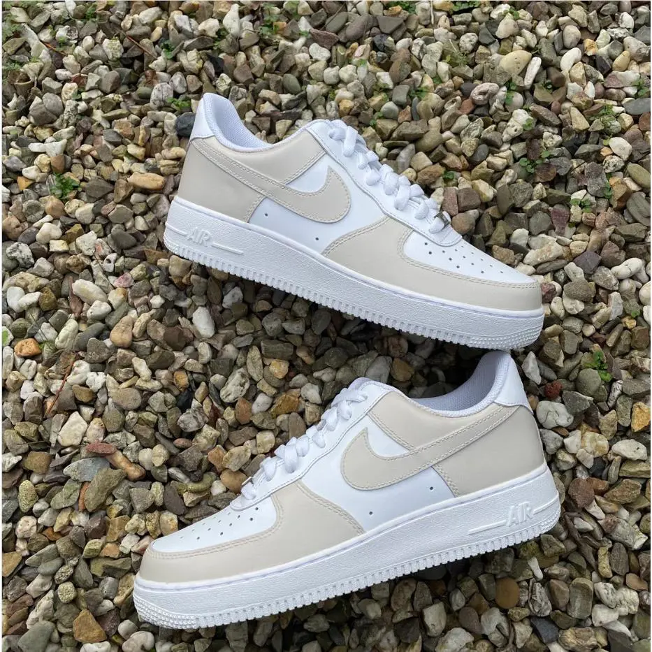 Nike shoes - Nike Air Force 1 - Air Force - DD8959-100 - Beige, Two Tone: Beach Sand Beige 1