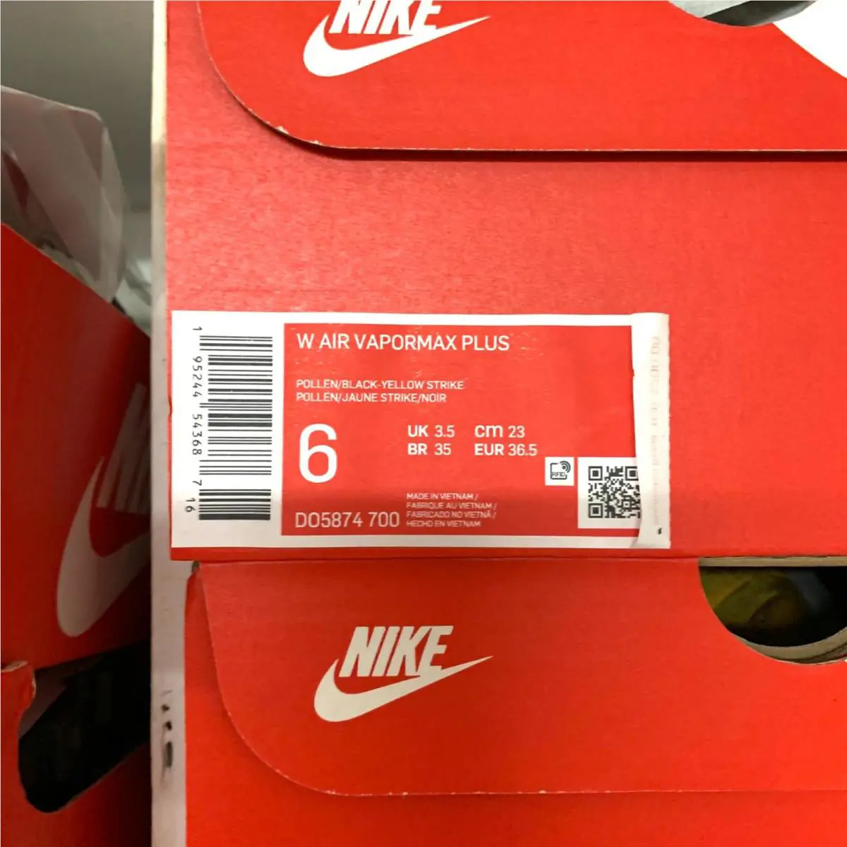 Nike shoes - Nike Air Vapormax Plus - Air Vapormax Plus - DO5874-700 - Yellow 26