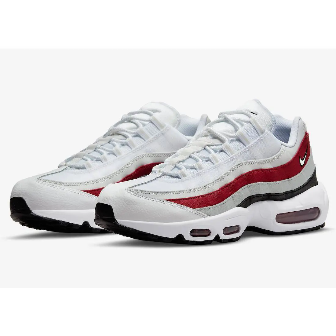 Nike shoes - Nike Air Max 95 - Air Max - White/Varsity Red/Particle Grey/Black 2