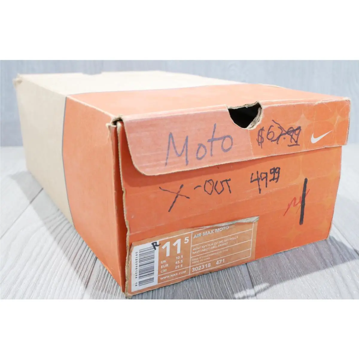 Nike shoes - Nike Air Max Moto+ - Air Max - grey 1