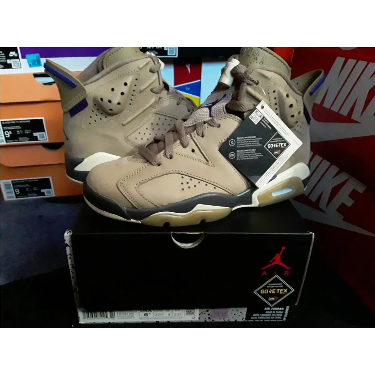 Nike shoes - Nike Air Jordan 6 - Air - FD1643-300 - Brown 5