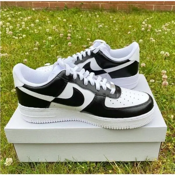 Nike shoes - Nike Air Force 1 - Air Force - DD8959-100 - White, Two Tone: Black White Panda Colors 1