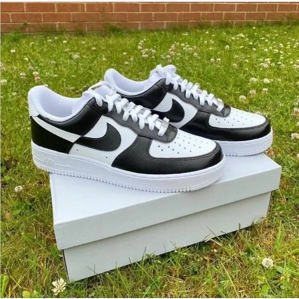 Nike shoes - Nike Air Force 1 - Air Force - DD8959-100 - White, Two Tone: Black White Panda Colors 10