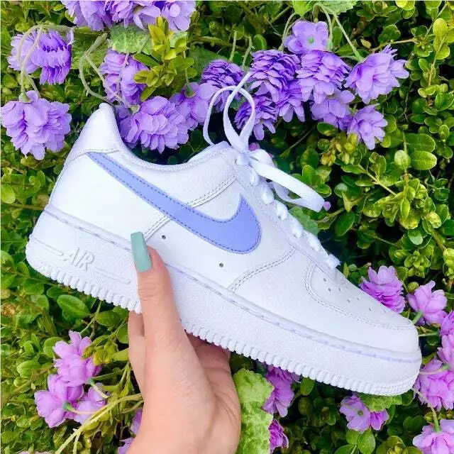 Nike shoes - Nike Air Force 1 - Air Force - DD8959-100 - White, Two Tone: Lavender Purple 0