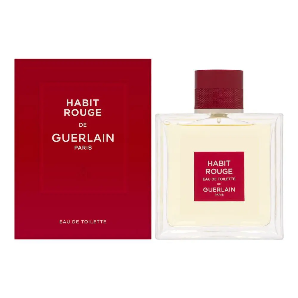 Habit Rouge By Guerlain For Men 3.3 oz Eau de Toilette Spray