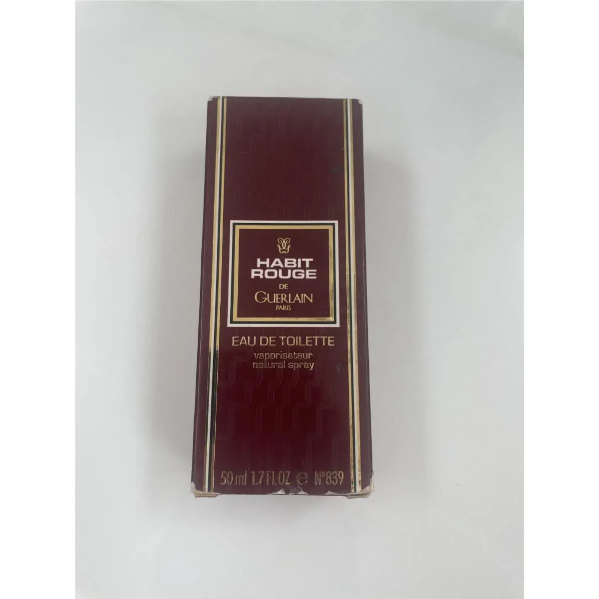 Guerlain Habit Rouge Edt 50ML Spray