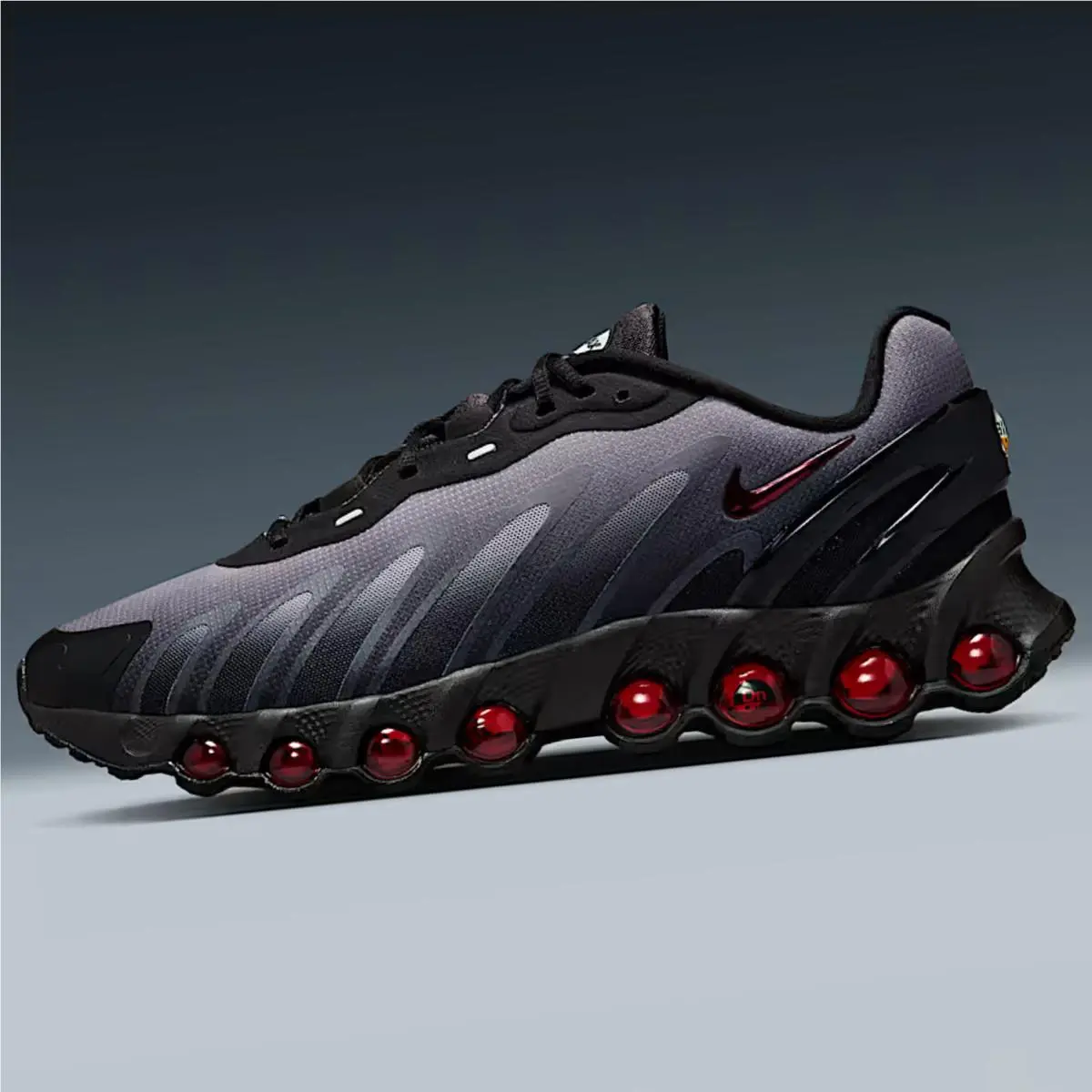 Size 10.5 - Nike Air Max Dn8 Black Anthracite Gym Red NO Box Top