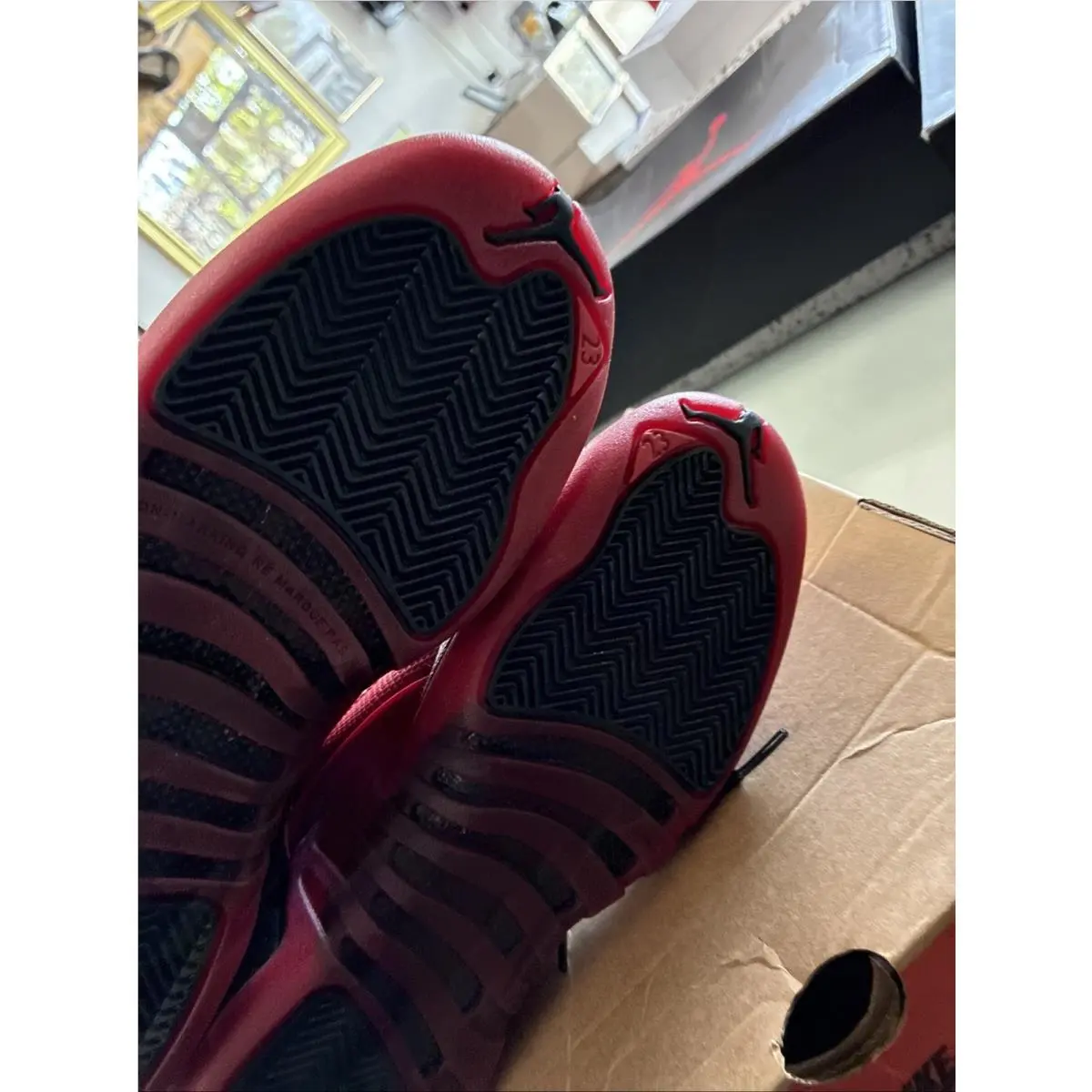 Nike shoes - Air Jordan 12 - Air - 153265-002 - Black (UPC: 00091207168044) 8