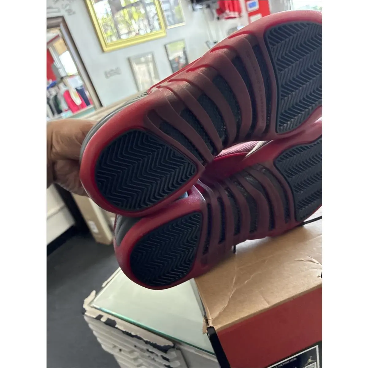 Nike shoes - Air Jordan 12 - Air - 153265-002 - Black (UPC: 00091207168044) 9