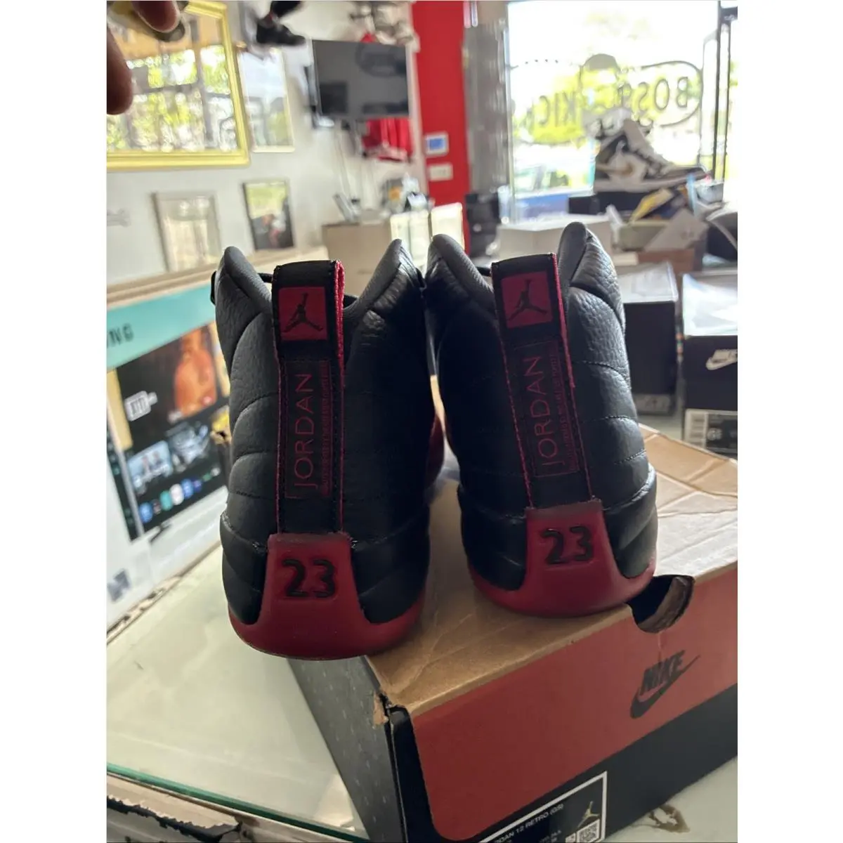 Nike shoes - Air Jordan 12 - Air - 153265-002 - Black (UPC: 00091207168044) 10