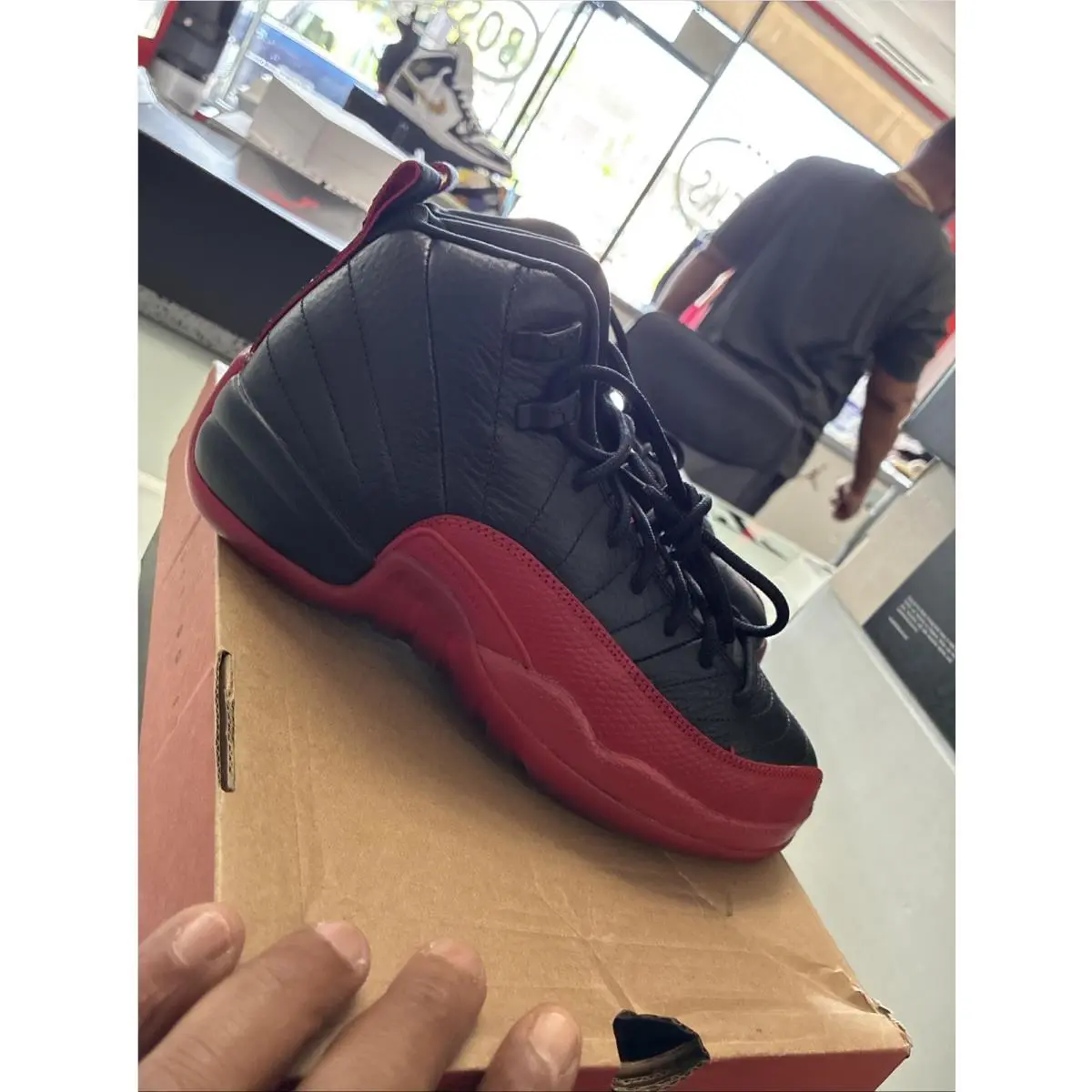 Nike shoes - Air Jordan 12 - Air - 153265-002 - Black (UPC: 00091207168044) 16
