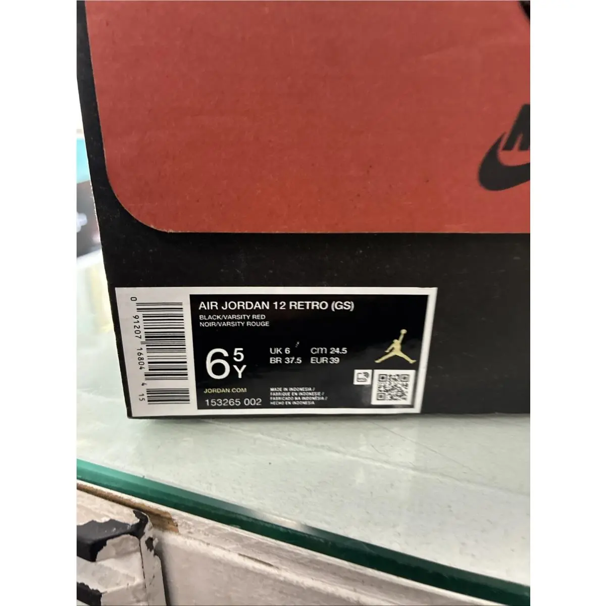 Nike shoes - Air Jordan 12 - Air - 153265-002 - Black (UPC: 00091207168044) 0