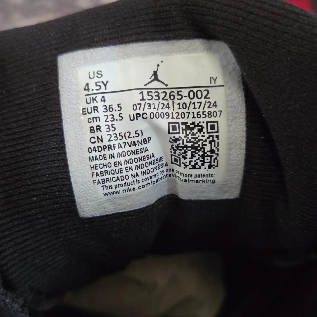 Nike shoes - Air Jordan 12 - Air - 153265-002 - Black 16
