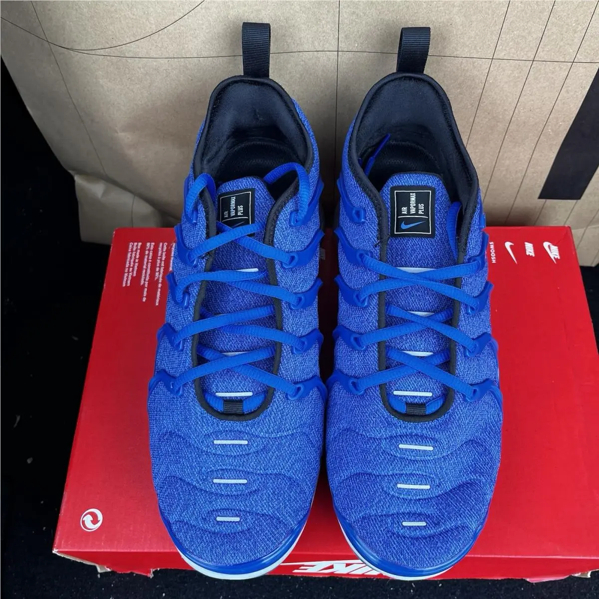 Nike shoes - Nike Air Vapormax Plus - Air Vapormax Plus - 924453-404 - GAME ROYAL/BLACK-WOLF GREY-RACER BLUE (UPC: 191887690641) 1