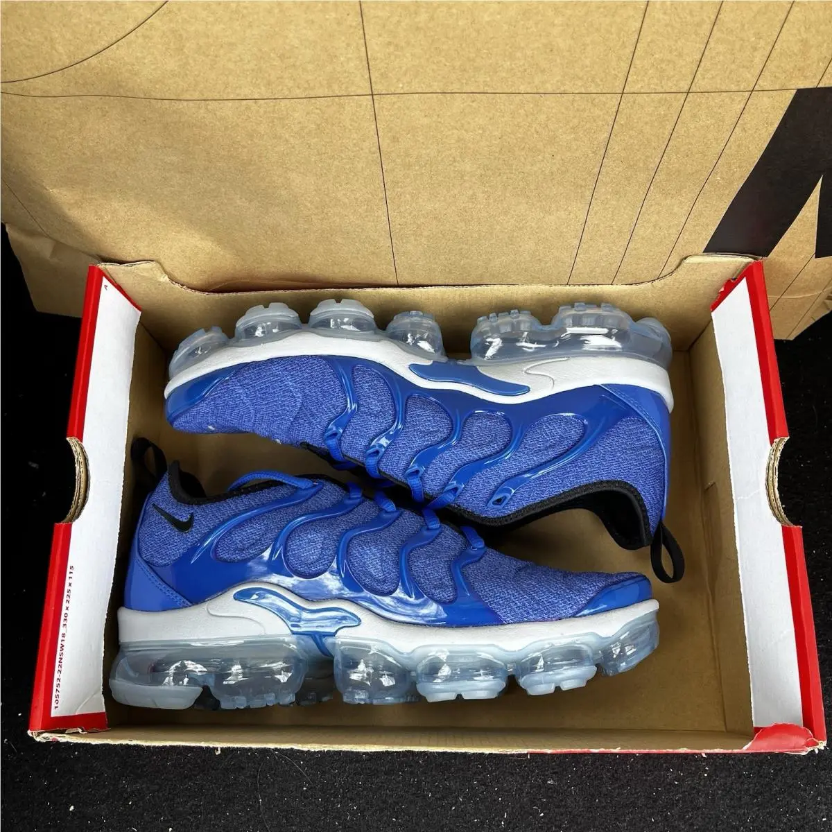 Nike shoes - Nike Air Vapormax Plus - Air Vapormax Plus - 924453-404 - GAME ROYAL/BLACK-WOLF GREY-RACER BLUE (UPC: 191887690641) 4