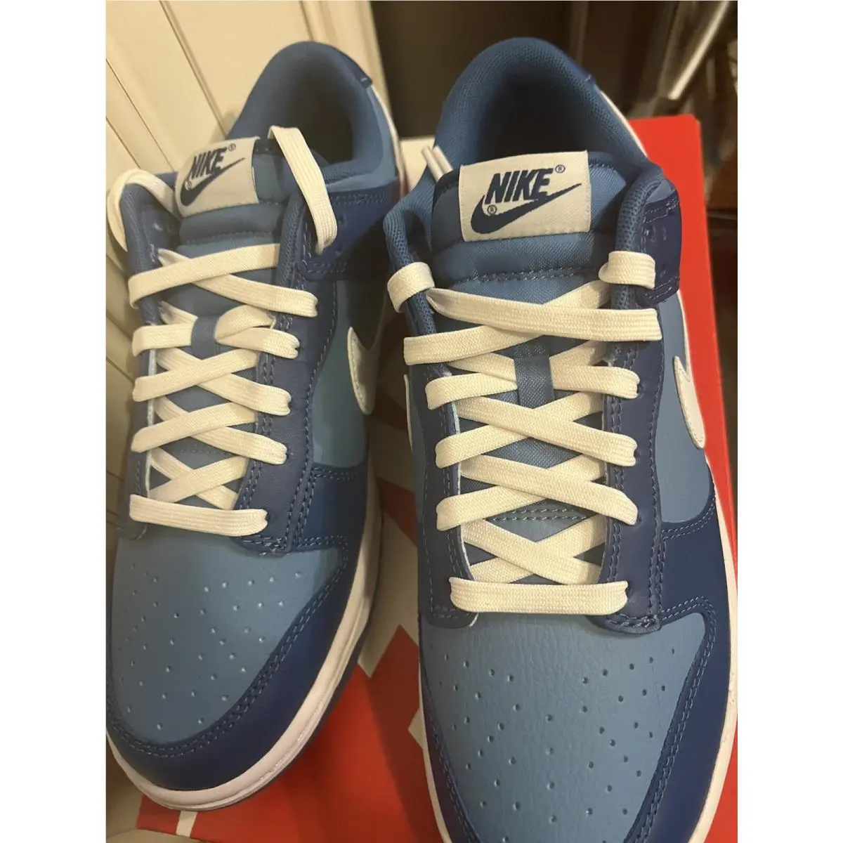 Nike shoes - Nike Dunk Low - Dunk Low - DJ6188-400 - DARK MARINA BLUE/WHITE-DUTCH BLUE 8