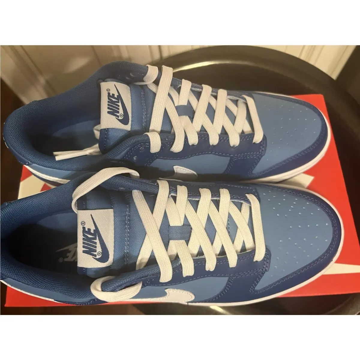 Nike shoes - Nike Dunk Low - Dunk Low - DJ6188-400 - DARK MARINA BLUE/WHITE-DUTCH BLUE 3