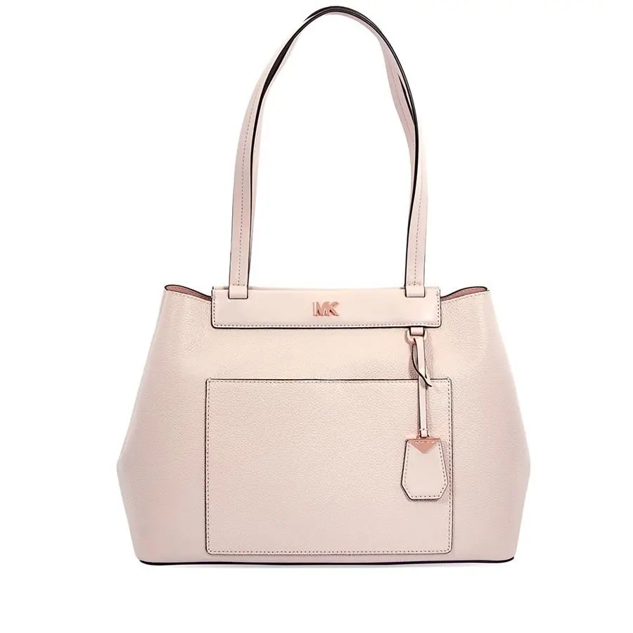 Michael Kors Women`s Meredith Leather Tote - Soft Pink - Exterior: Pink