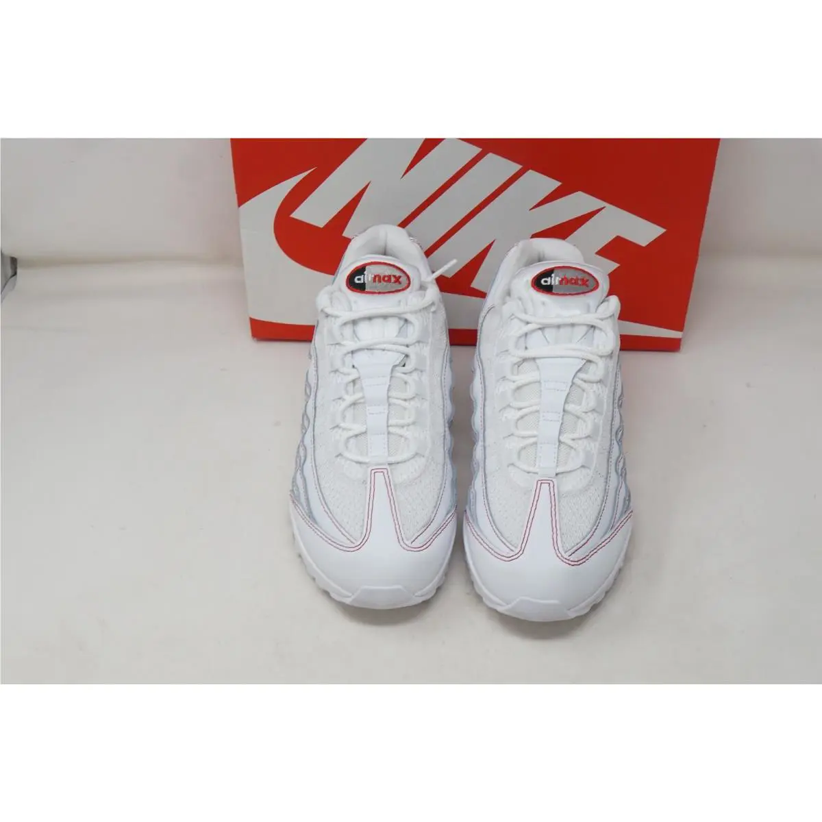 Nike shoes - Nike Air Max 95 - Air Max - IB7936-100 - White , University Red 4