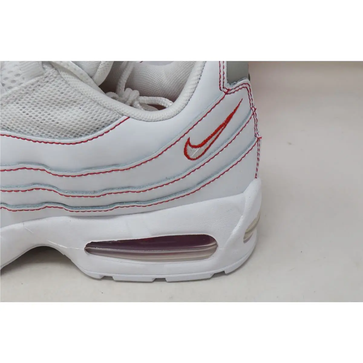 Nike shoes - Nike Air Max 95 - Air Max - IB7936-100 - White , University Red 6