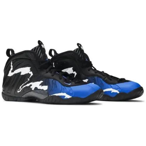 Nike shoes - Nike Little Posite One - Little Posite One - 644791-013 - White/Multi-Color-Black (UPC: 194494941465) 4